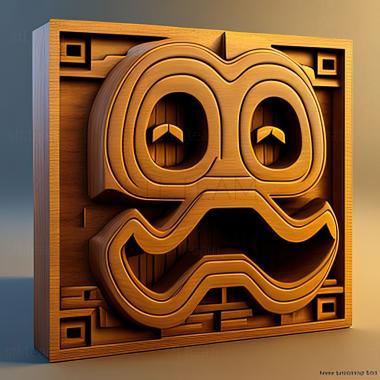 3D model st Pacman from Pac Man (STL)